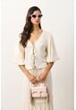 Camisa Kusa Con Efecto Satinado Para Mujer Camisa Kusa Con Efecto Satinado Para Mujer Crema M VÉLEZ de Vélez