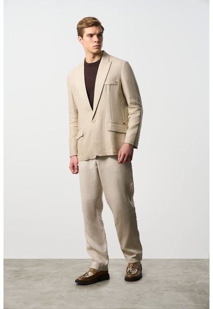 Blazer En Lino Para Hombre Napoles Blazer En Lino Para Hombre Napoles Arena M VÉLEZ