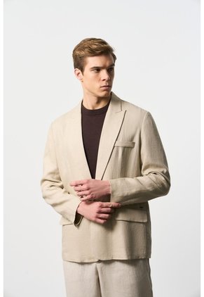 Blazer En Lino Para Hombre Napoles Blazer En Lino Para Hombre Napoles Arena M VÉLEZ