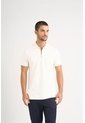 Polo Casual Algodón Para Hombre Cremallera Polo Casual Algodón Para Hombre Cremallera Crema M VÉLEZ de Vélez