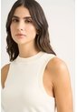 Top Tank Tejido Rectilíneo Para Mujer Manga Sisa Top Tank Tejido Rectilíneo Para Mujer Manga Sisa Crema S VÉLEZ de Vélez