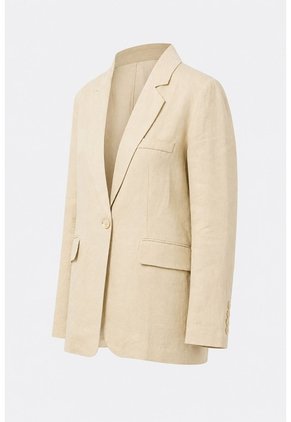 Blazer En Lino Para Mujer Bruma Blazer En Lino Para Mujer Bruma Arena L VÉLEZ