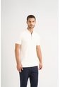 Polo Casual Algodón Para Hombre Cremallera Polo Casual Algodón Para Hombre Cremallera Crema M VÉLEZ de Vélez