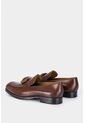Mocasines Draco De Cuero Liso Para Hombre Borla Decorativa Mocasines Draco De Cuero Liso Para Hombre Borla Decorativa Miel 40 Vélez de Vélez