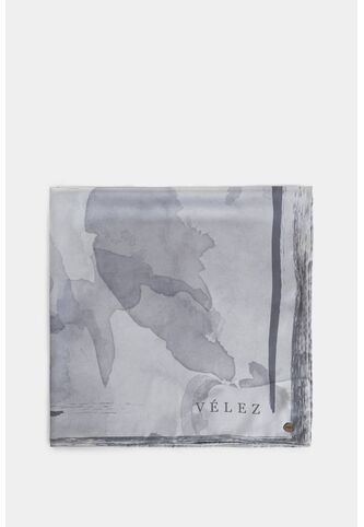 Pañuelo Pequeño En Tejido Plano Para Mujer Sombra Pañuelo Pequeño En Tejido Plano Para Mujer Sombra Gris XS VÉLEZ Vélez