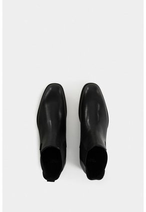 Botas Chelsea Lunar De Cuero Para Hombre Punta Almendrada Botas Chelsea Lunar De Cuero Para Hombre Punta Almendrada Negro 42 Vélez