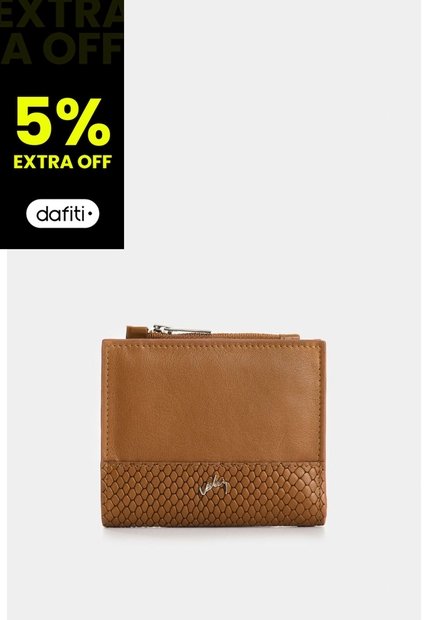 Billetera De Cuero Grabado Para Mujer Golden Billetera De Cuero Grabado Para Mujer Golden Miel VÉLEZ