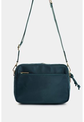 Manos Libres En Lona Y Cuero Para Mujer Square Manos Libres En Lona Y Cuero Para Mujer Square Agua Marina VÉLEZ