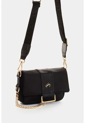 Manos Libres En Lona Y Cuero Para Mujer Nova Manos Libres En Lona Y Cuero Para Mujer Nova Negro VÉLEZ