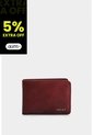 Billetera Oasis De Cuero Para Hombre Detalle Contraste Billetera Oasis De Cuero Para Hombre Detalle Contraste Rojo VÉLEZ de Vélez