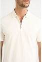 Polo Casual Algodón Para Hombre Cremallera Polo Casual Algodón Para Hombre Cremallera Crema L VÉLEZ de Vélez