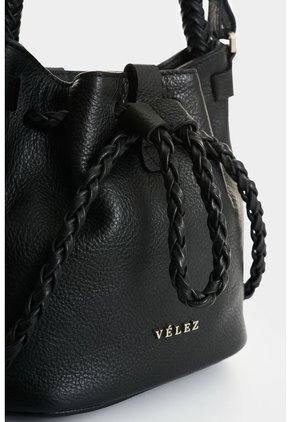 Bandolera Bruma En Cuero Para Mujer Bandolera Bruma En Cuero Para Mujer Negro VÉLEZ