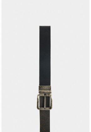 Cinturón Doble Faz De Cuero Para Hombre Efos Cinturón Doble Faz De Cuero Para Hombre Efos Azul Oscuro 44 VÉLEZ