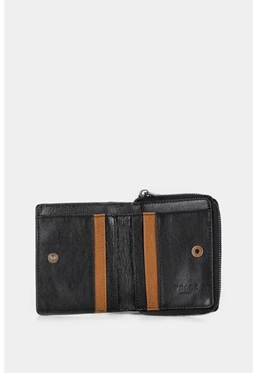 Billetera Silvestre De Cuero Para Mujer Con Cremallera Billetera Silvestre De Cuero Para Mujer Con Cremallera Negro Vélez