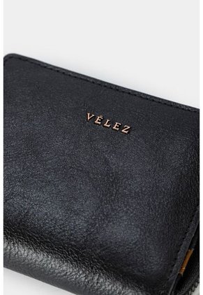 Billetera Silvestre De Cuero Para Mujer Con Cremallera Billetera Silvestre De Cuero Para Mujer Con Cremallera Negro Vélez