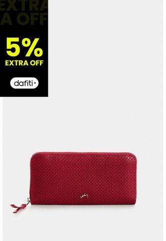 Porta Chequera De Cuero Grabado Para Mujer Tulia Porta Chequera De Cuero Grabado Para Mujer Tulia Rojo VÉLEZ Vélez
