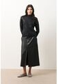 Sweater Tejido De Cuello Alto Para Mujer Nacarina Sweater Tejido De Cuello Alto Para Mujer Nacarina Negro XS VÉLEZ de Vélez
