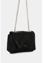 Manos Libres Mini Lili De Cuero Para Mujer Con Cadena Manos Libres Mini Lili De Cuero Para Mujer Con Cadena Negro VÉLEZ de Vélez