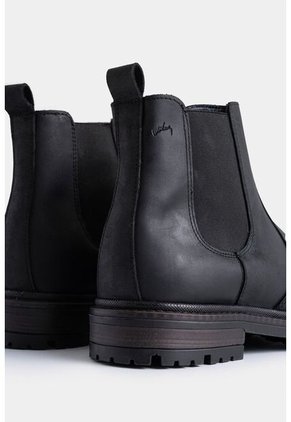 Botas Calgary Buthan De Cuero Para Hombre Silueta Chelsea Botas Calgary Buthan De Cuero Para Hombre Silueta Chelsea Negro 43 VÉLEZ
