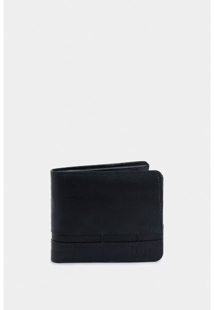 Billetera Paled De Cuero Para Hombre Casual Billetera Paled De Cuero Para Hombre Casual Negro Vélez