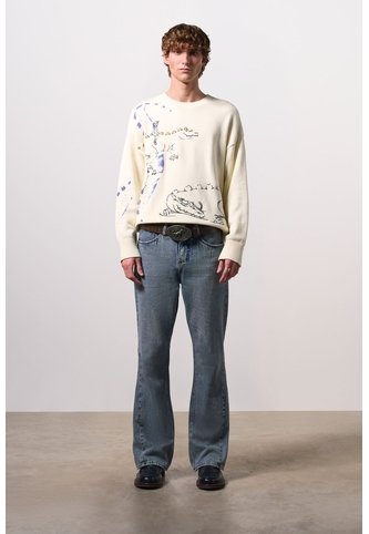 Sweater Tejido Para Hombre Dino Sweater Tejido Para Hombre Dino Crema L VÉLEZ Vélez