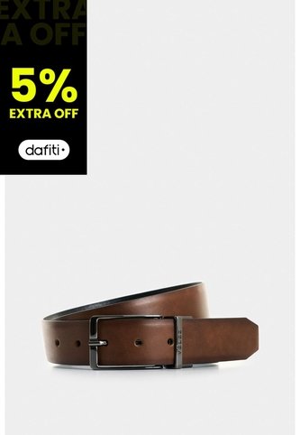 Cinturón Doble Faz De Cuero Para Hombre Nila Cinturón Doble Faz De Cuero Para Hombre Nila Miel 44 VÉLEZ Vélez