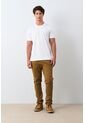 Camiseta Micropima Arizona Para Hombre Semi Ajustada Camiseta Micropima Arizona Para Hombre Semi Ajustada Blanco M VÉLEZ de Vélez
