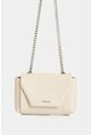 Manos Libres Mini Lili De Cuero Para Mujer Con Cadena Manos Libres Mini Lili De Cuero Para Mujer Con Cadena Blanco VÉLEZ de Vélez