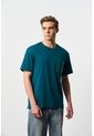 Camiseta En Algodón Para Hombre Bolsillo Cuero Camiseta En Algodón Para Hombre Bolsillo Cuero Azul Aguamarina M VÉLEZ de Vélez