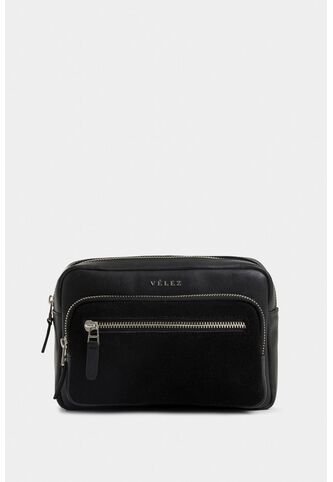 Manos Libres Bright De Cuero Para Hombre Detalle Gamuzado Manos Libres Bright De Cuero Para Hombre Detalle Gamuzado Negro VÉLEZ Vélez