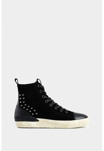 Tenis Bota En Cuero Gamuza Para Mujer Paraíso Tenis Bota En Cuero Gamuza Para Mujer Paraíso Negro 41 VÉLEZ Vélez