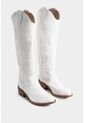 Bota Amapola De Cuero Para Mujer Personalización Bota Amapola De Cuero Para Mujer Personalización Blanco 41 VÉLEZ de Vélez