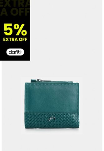 Billetera De Cuero Grabado Para Mujer Golden Billetera De Cuero Grabado Para Mujer Golden Agua Marina VÉLEZ Vélez
