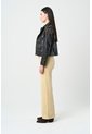 Chaqueta Biker De Cuero Para Mujer Cristales Chaqueta Biker De Cuero Para Mujer Cristales Negro Perlado XL VÉLEZ de Vélez