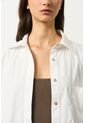 Camisa Manga Larga Oversized Para Mujer Claire Camisa Manga Larga Oversized Para Mujer Claire Blanco M VÉLEZ de Vélez