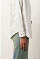 Camisa Manga Larga Oversized Para Mujer Claire Camisa Manga Larga Oversized Para Mujer Claire Blanco M VÉLEZ de Vélez