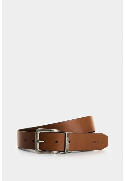 Cinturón Doble Faz De Cuero Para Hombre Efos Cinturón Doble Faz De Cuero Para Hombre Efos Miel 38 VÉLEZ
