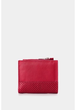 Billetera De Cuero Grabado Para Mujer Golden Billetera De Cuero Grabado Para Mujer Golden Rojo VÉLEZ