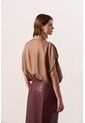 Camisa Manga Corta En Lino Para Mujer Faro Camisa Manga Corta En Lino Para Mujer Faro Tabaco M VÉLEZ de Vélez