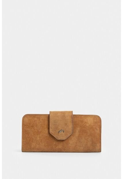 Billetera Porta Chequera Extravaganza De Cuero Para Mujer Chapeta Billetera Porta Chequera Extravaganza De Cuero Para Mujer Chapeta Miel Vélez