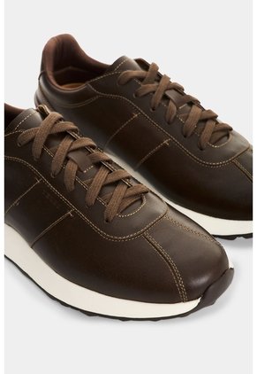Tenis En Cuero Para Hombre Terra Tenis En Cuero Para Hombre Terra Cafe 42 VÉLEZ