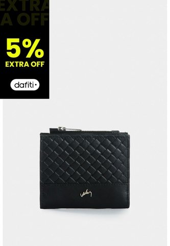 Billetera De Cuero Grabado Para Mujer Hazen Billetera De Cuero Grabado Para Mujer Hazen Negro VÉLEZ Vélez
