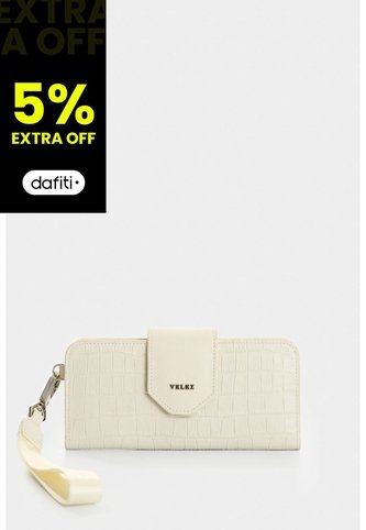 Billetera Porta Chequera De Cuero Para Mujer Extravaganza Billetera Porta Chequera De Cuero Para Mujer Extravaganza Blanco VÉLEZ Vélez