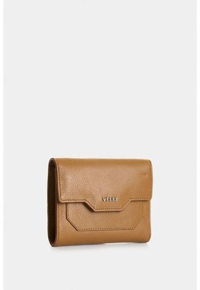 Billetera De Cuero Para Mujer Waves Billetera De Cuero Para Mujer Waves Miel VÉLEZ