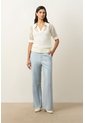 Polo Tejida Lascar Para Mujer Fit Holgado Polo Tejida Lascar Para Mujer Fit Holgado Crema XL VÉLEZ de Vélez