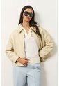 Polo Tejida Lascar Para Mujer Fit Holgado Polo Tejida Lascar Para Mujer Fit Holgado Crema XL VÉLEZ de Vélez