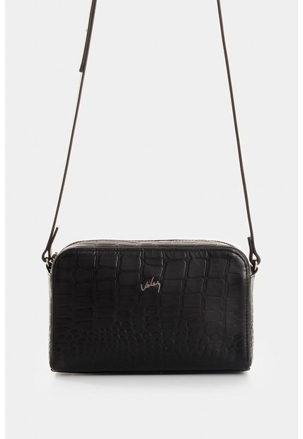 Manos Libres De Cuero Grabado Para Mujer Verona Manos Libres De Cuero Grabado Para Mujer Verona Negro VÉLEZ