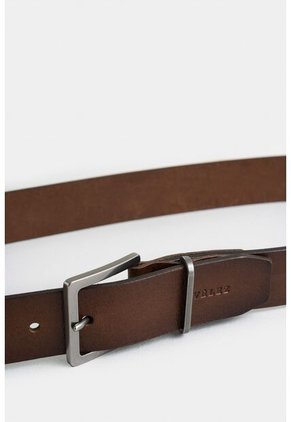 Cinturón Unifaz Luster De Cuero Para Hombre Punta Trapecio Cinturón Unifaz Luster De Cuero Para Hombre Punta Trapecio Miel 32 VÉLEZ