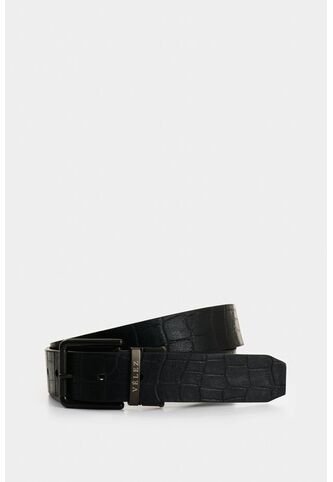 Cinturón Doble Faz Terra De Cuero Para Hombre Grabado Cinturón Doble Faz Terra De Cuero Para Hombre Grabado Negro 38 VÉLEZ Vélez