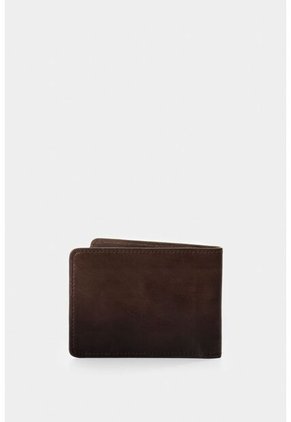 Billetera Oasis De Cuero Para Hombre Detalle Contraste Billetera Oasis De Cuero Para Hombre Detalle Contraste Cafe VÉLEZ